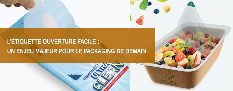 etiquette ouverture facile, étiquette ouverture fermeture facile pour emballage, Etik Ouest Packaging
